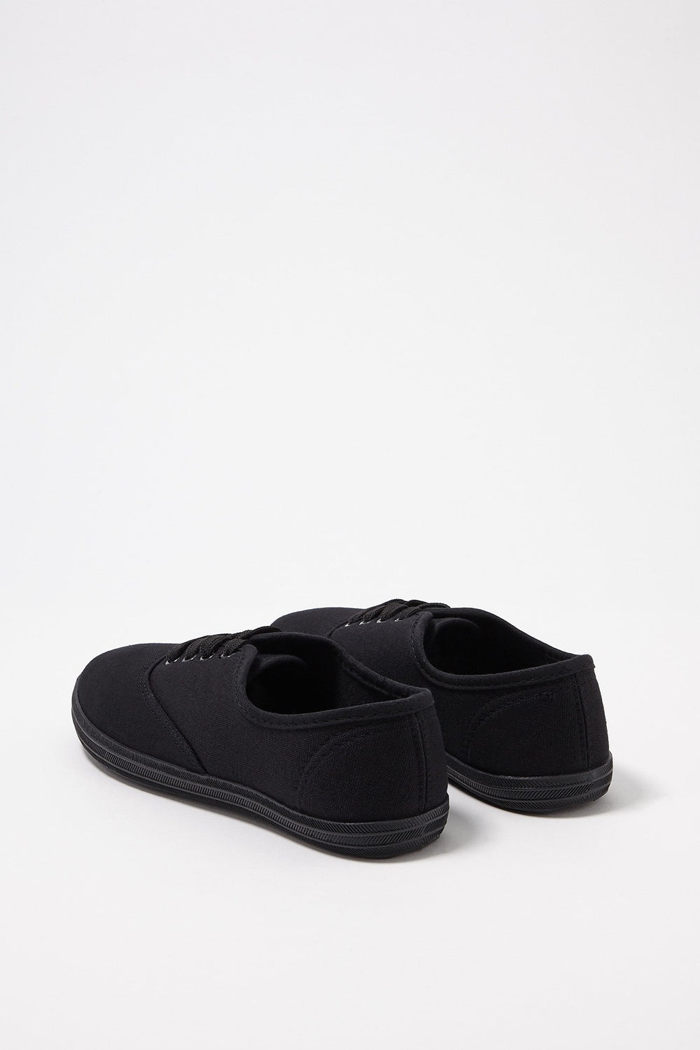 Women Espadrilles en toile à enfiler noires Noir