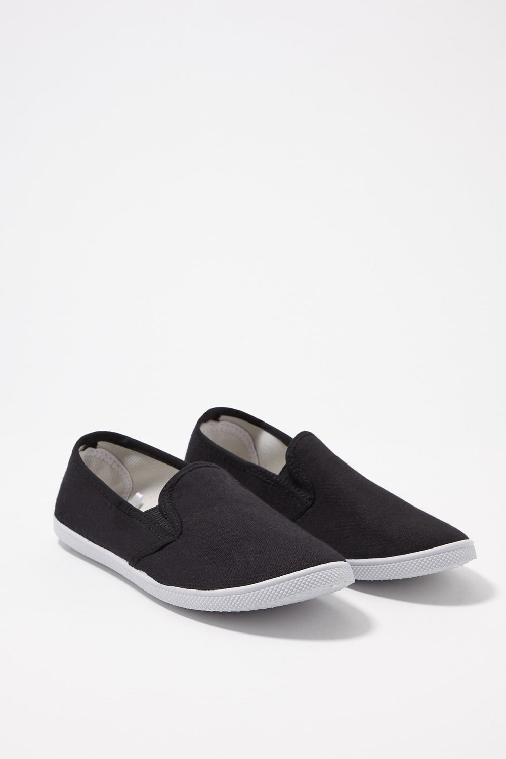 Women Espadrilles en toile à enfiler Noir