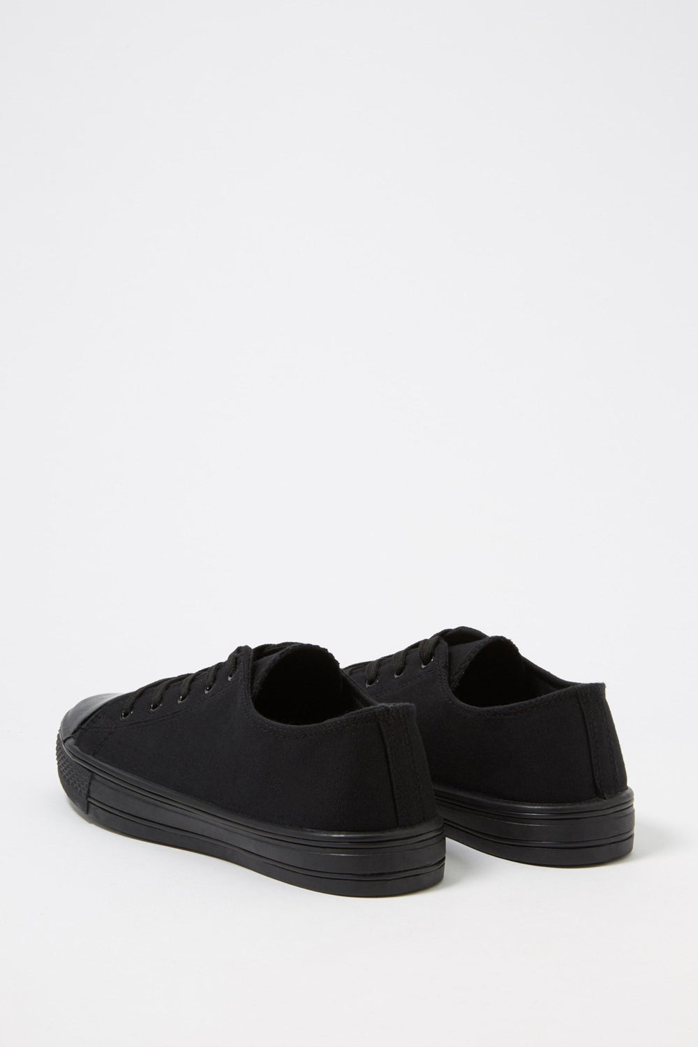 Women Espadrilles en toiles lacées Noir