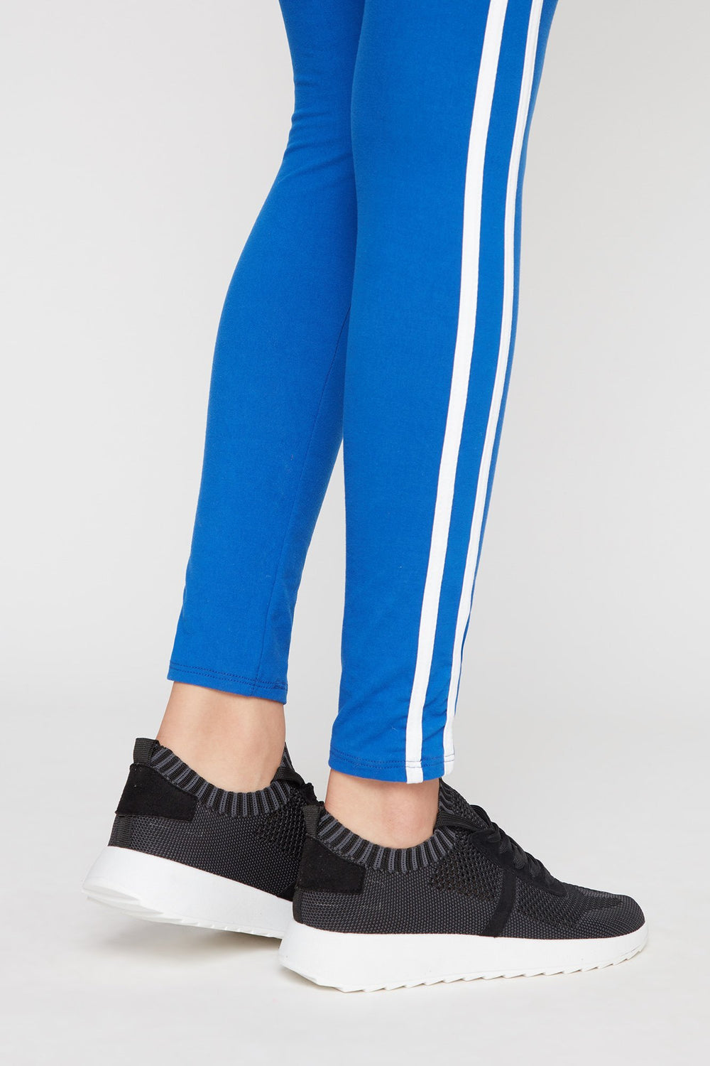 Women Espadrilles sport lacées en filet Noir