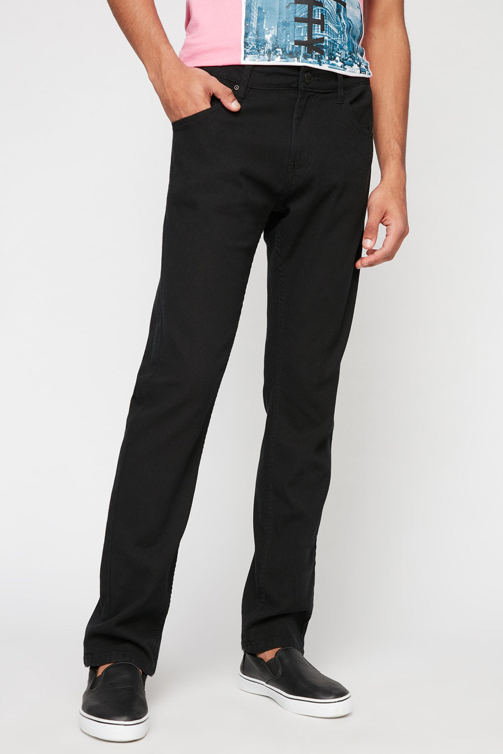 Men Jean mince noir Noir