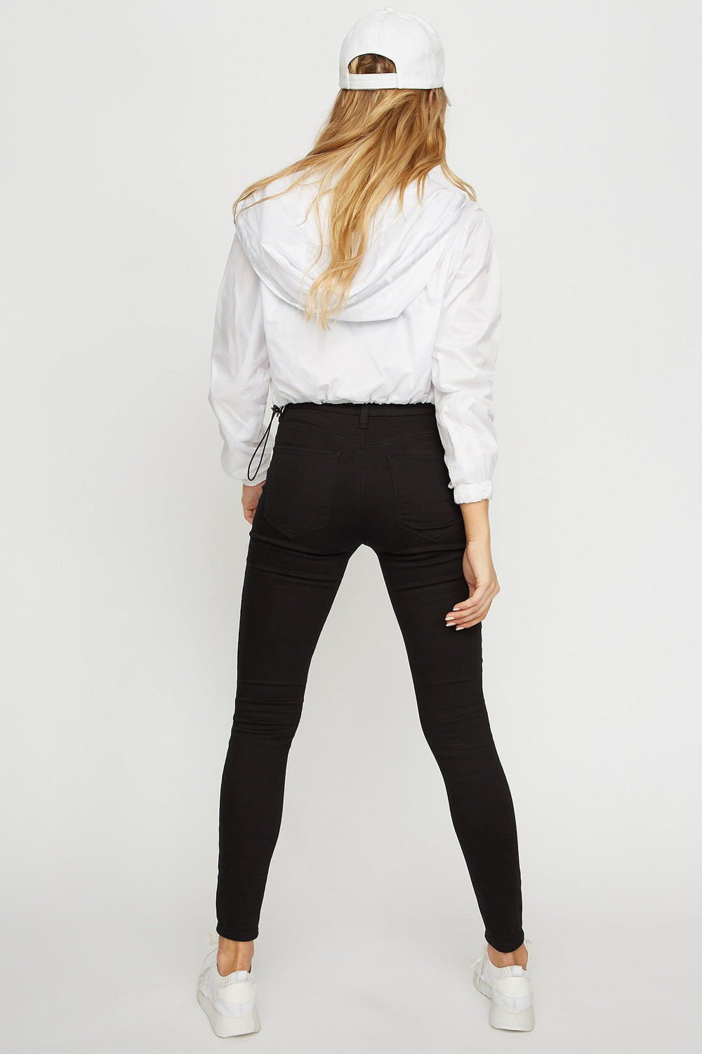 Women Jean super étroit Miami à taille haute noir Noir