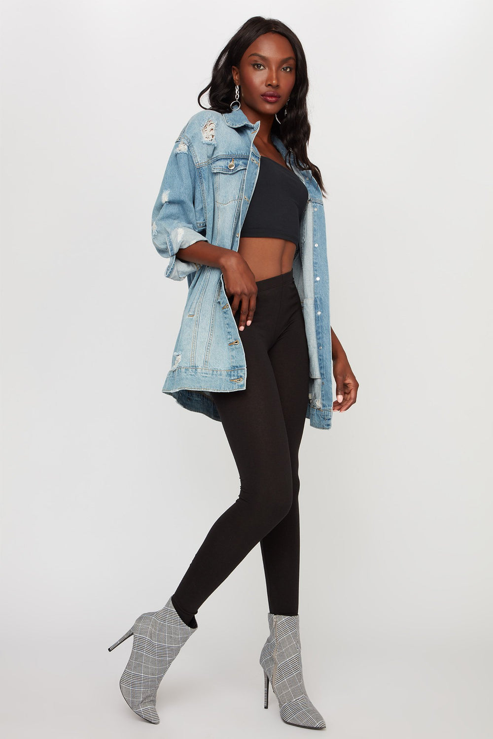 Women Legging de base doux Noir