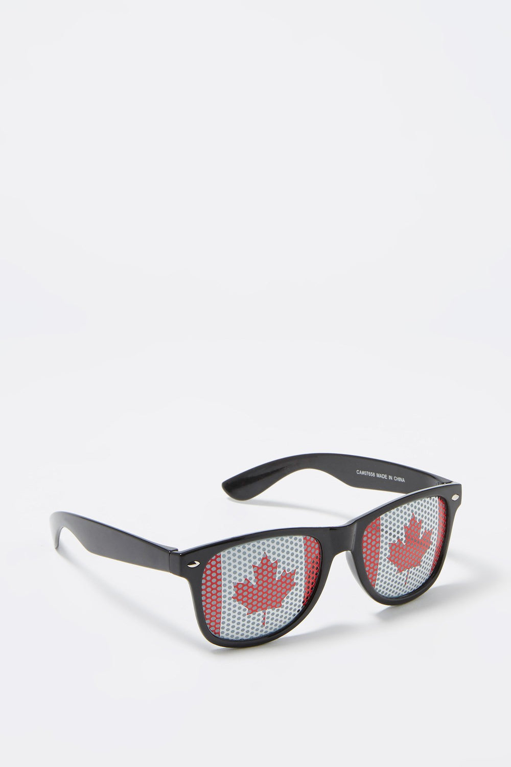 Women Lunettes de soleil Wayfarer à imprimé Canada Noir