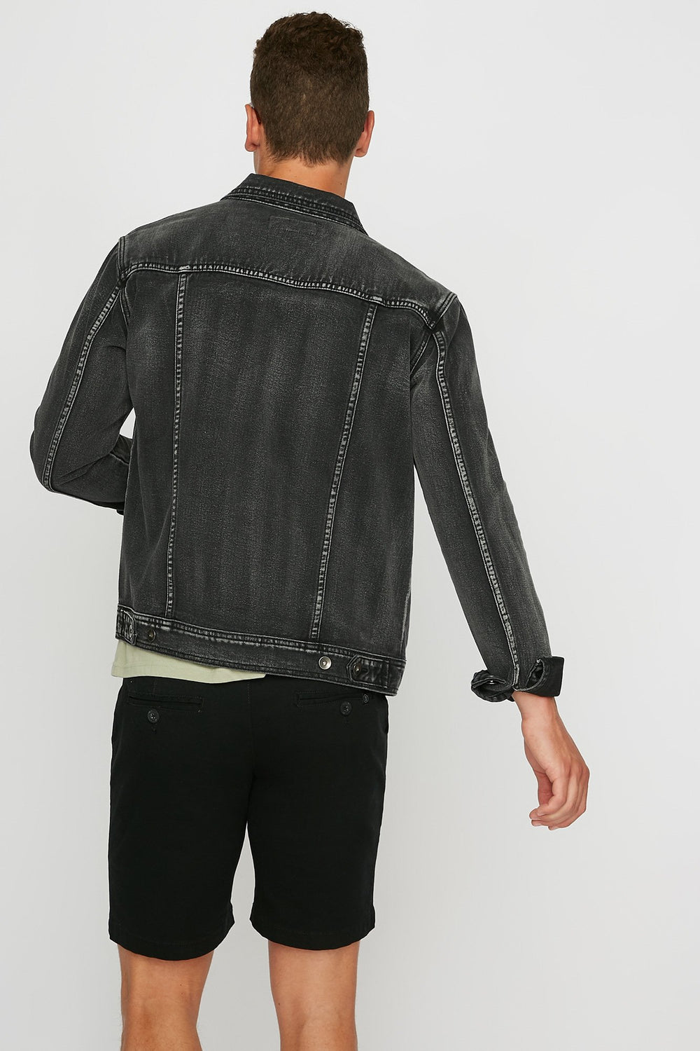 Men Short chino de base Noir