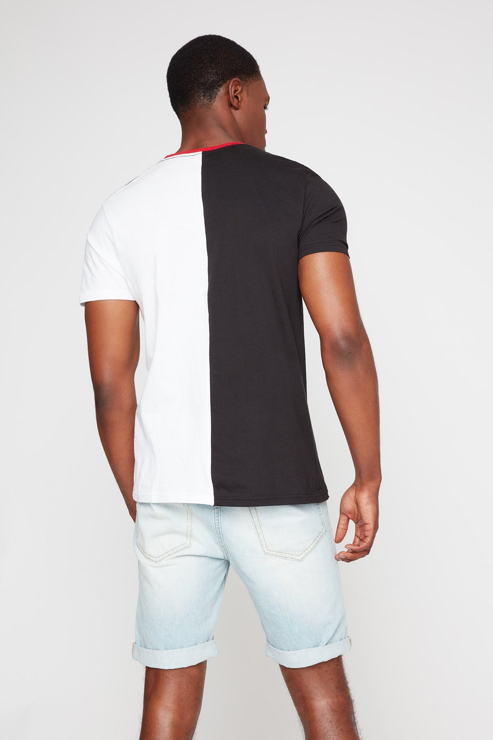 Men T-shirt à imprimé World Cup Germany avec encolure dégagée Noir