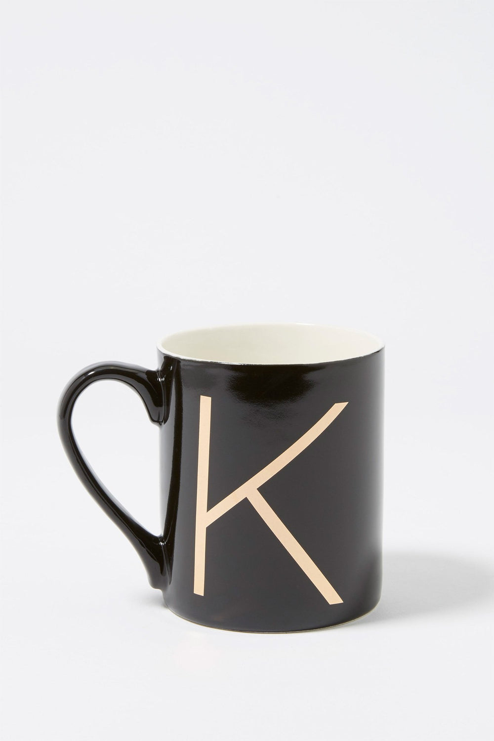 Women Tasse à imprimé K Noir