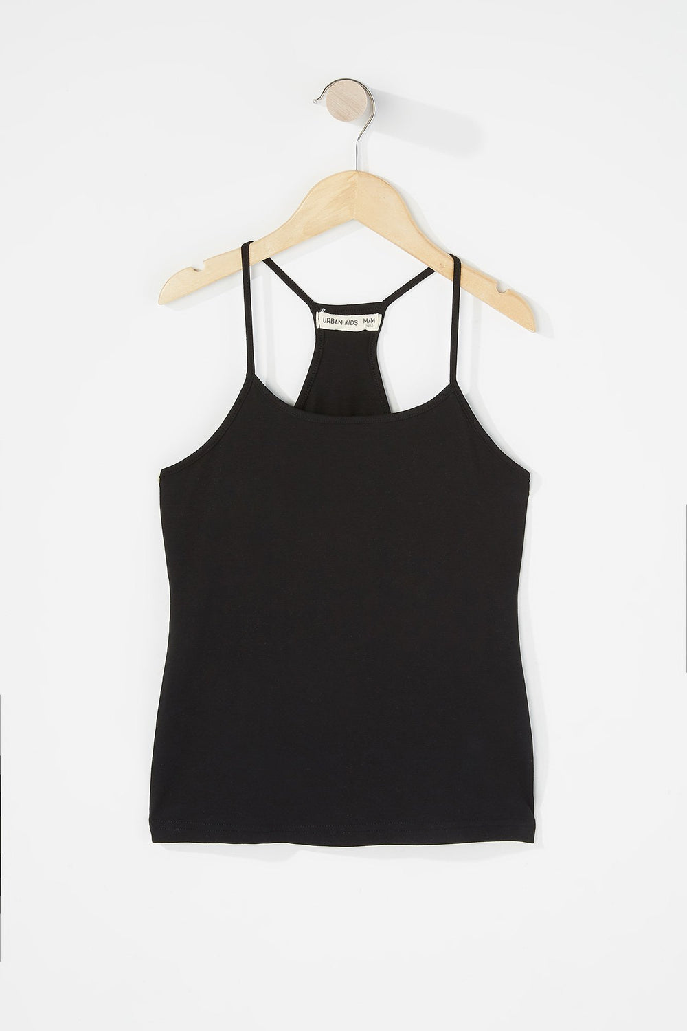Kids Camisole à dos nageur de base pour fille Noir