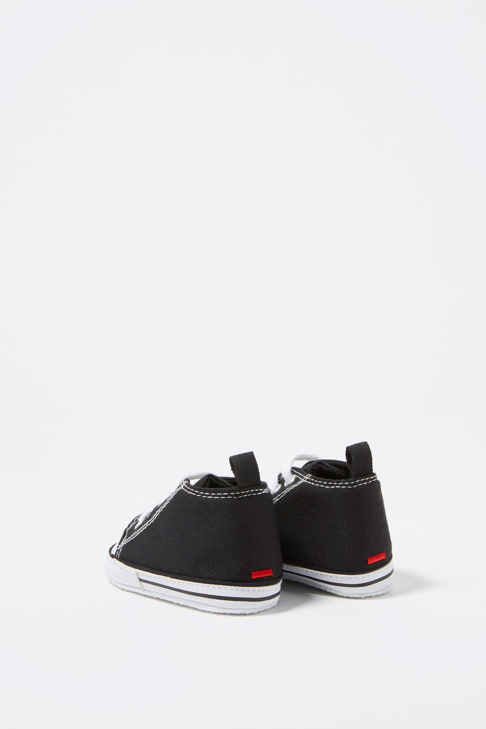 Kids Sandales en toile lacées pour bébé garçon Noir