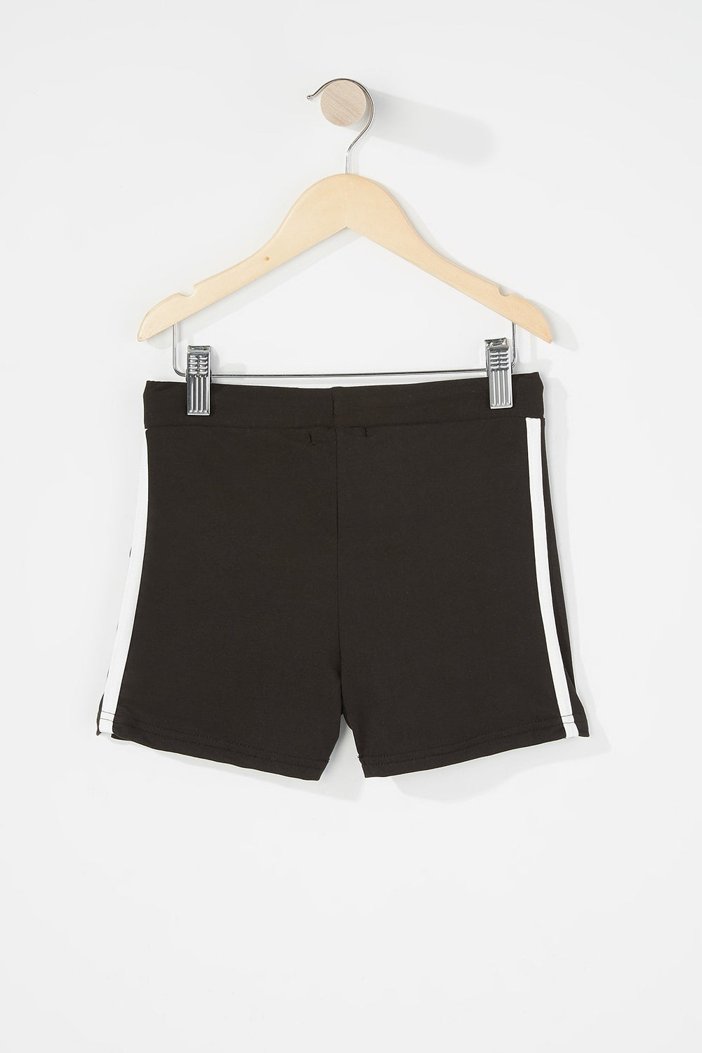 Kids Short à rayures latérales pour fille Noir
