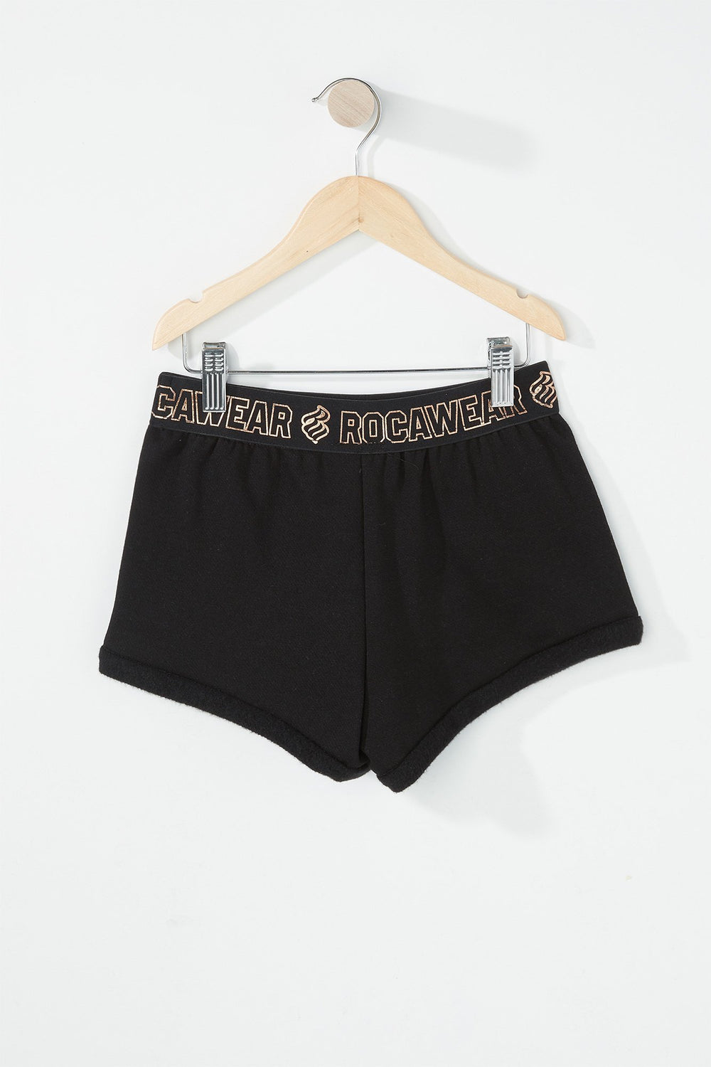 Kids Short Rocawear avec bande imprimée pour fille Noir