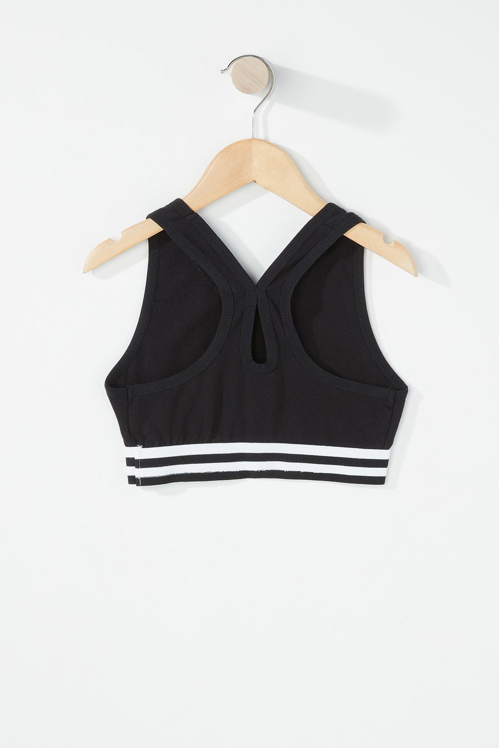Kids Soutien-gorge de sport Rocawear rayé de style universitaire pour fille Noir