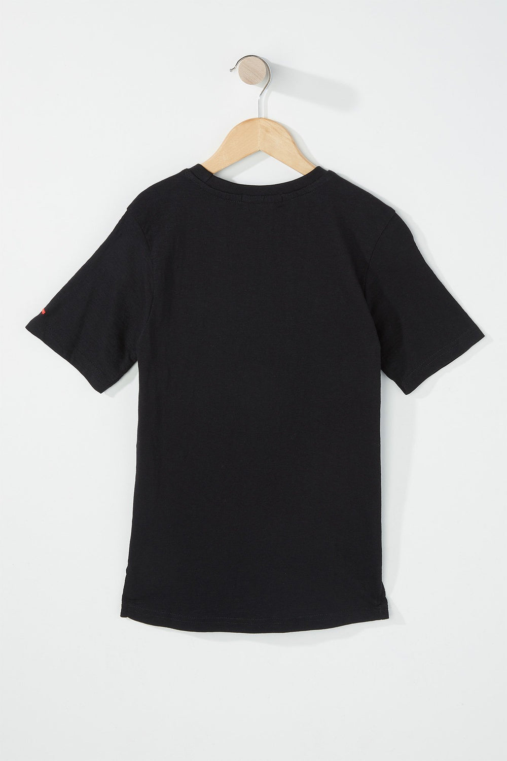 Kids T-shirt asymétrique à imprmé This Way pour garçon Noir