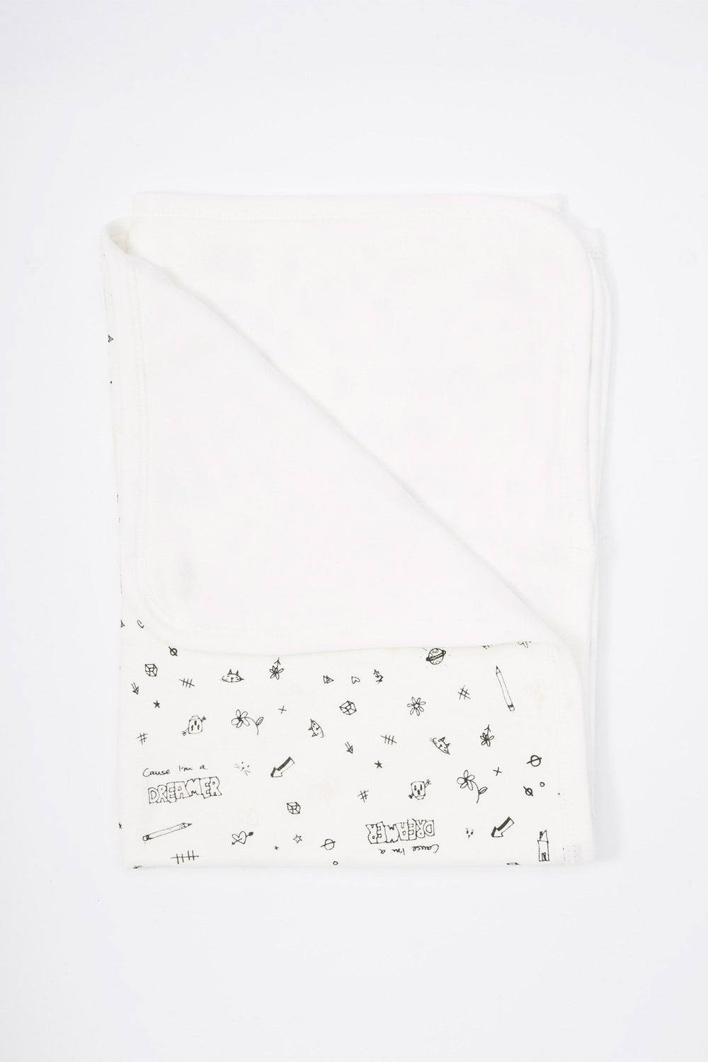 Kids Baby Girl Baby Blanket Off White
