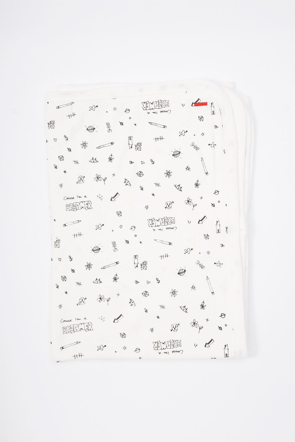Kids Baby Girl Baby Blanket Off White