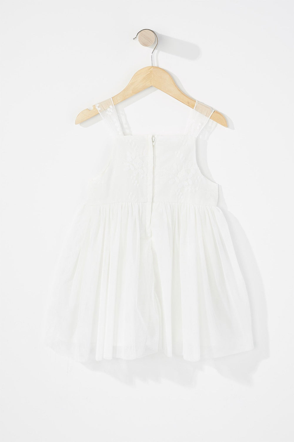 Kids Baby Girl Lace Tulle Dress Off White