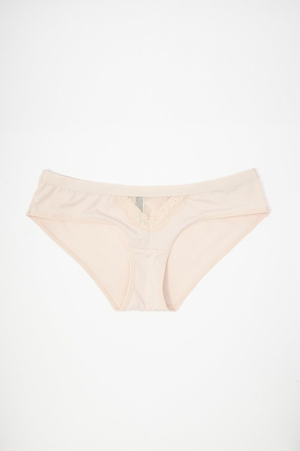 Women Lace Trim Undie Pink