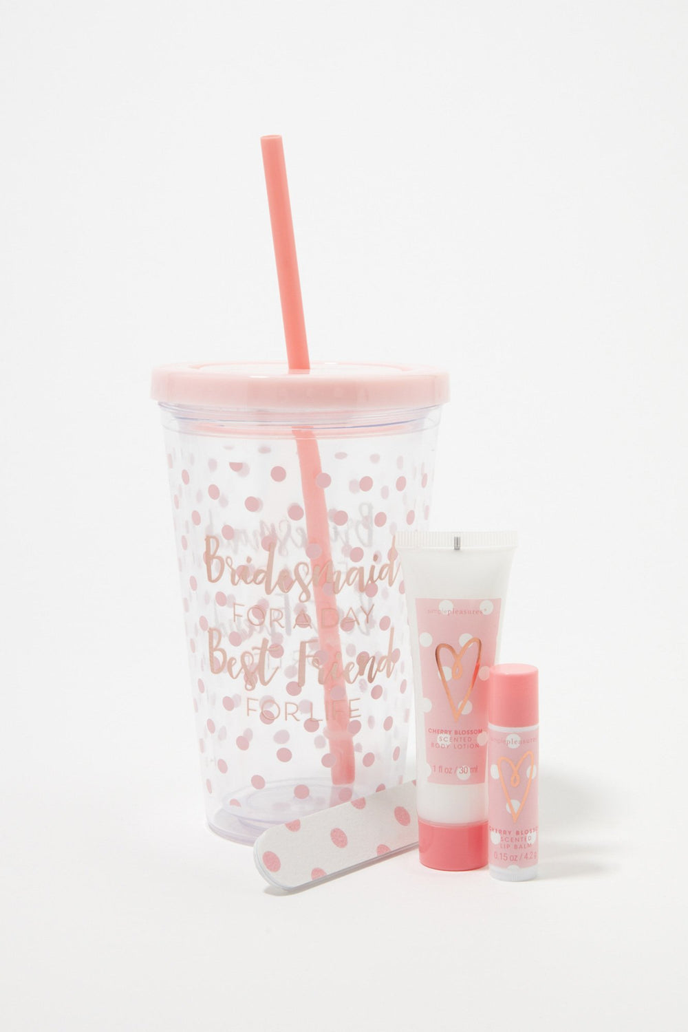 Women Bride Hydration Gift Set (4 PC) Pink