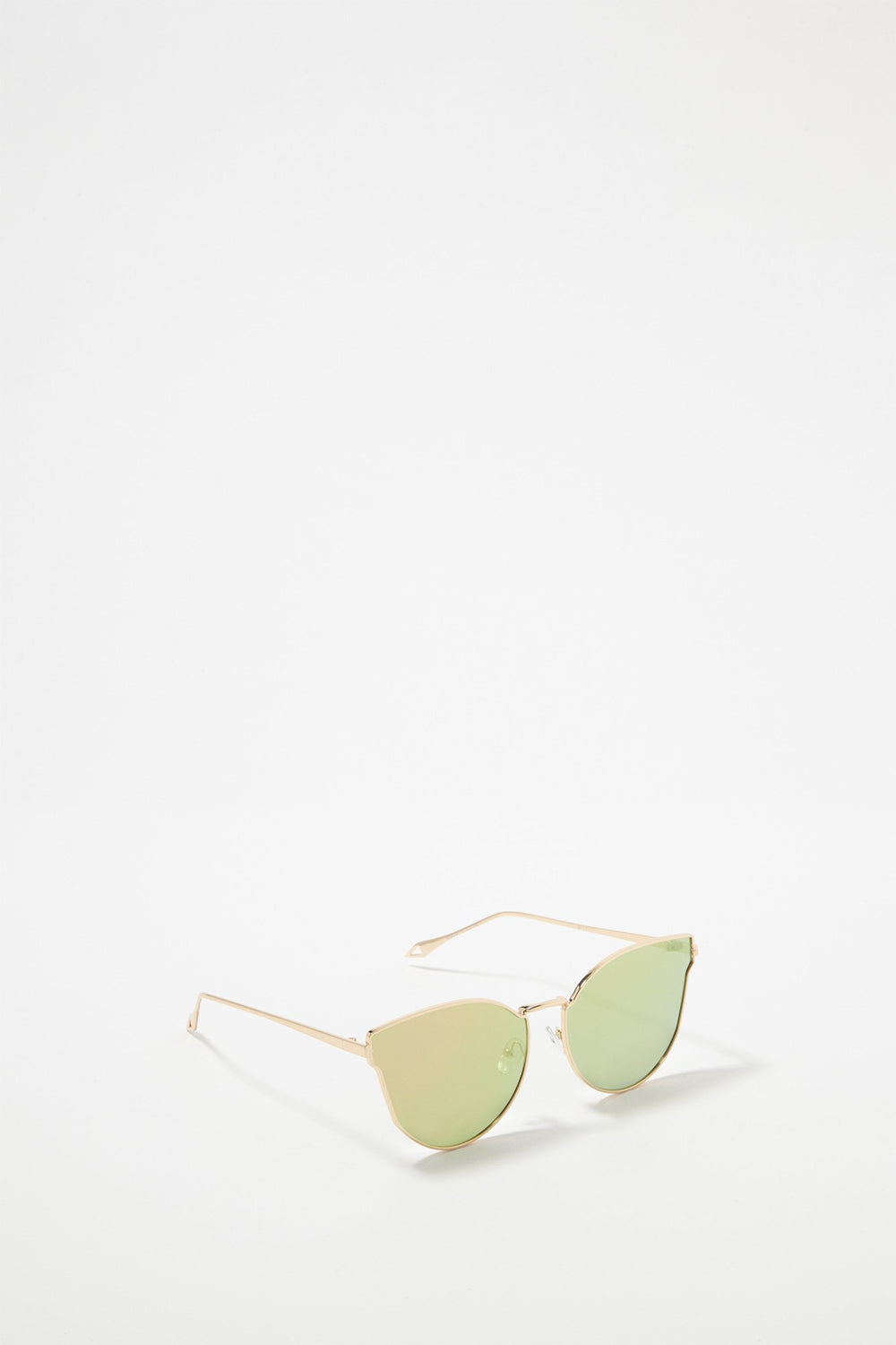 Women Colourful Mirrored Cateye Sunglasses Pink
