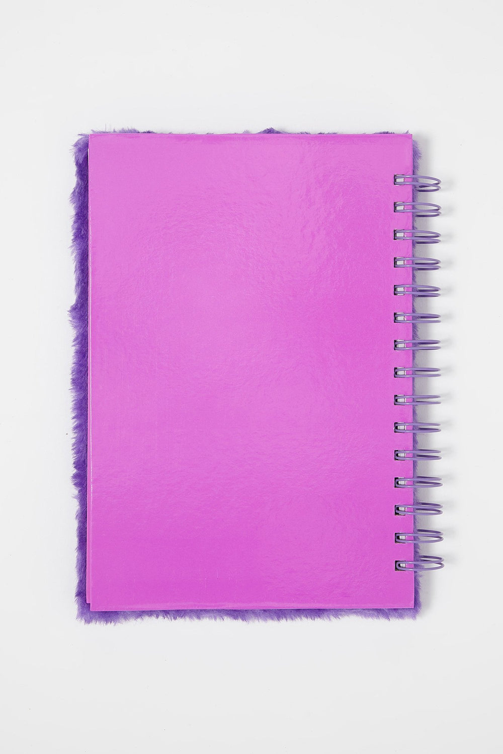 Women Furry Cupcakes For Breakfast Graphic Ring Notebook Pink