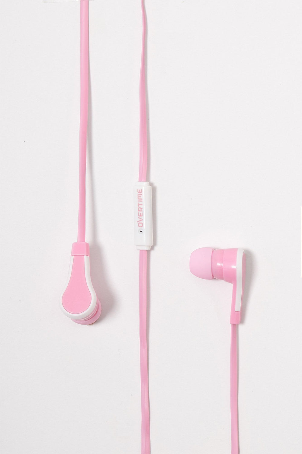 Men Women In-Ear Headphones With Mic Pink