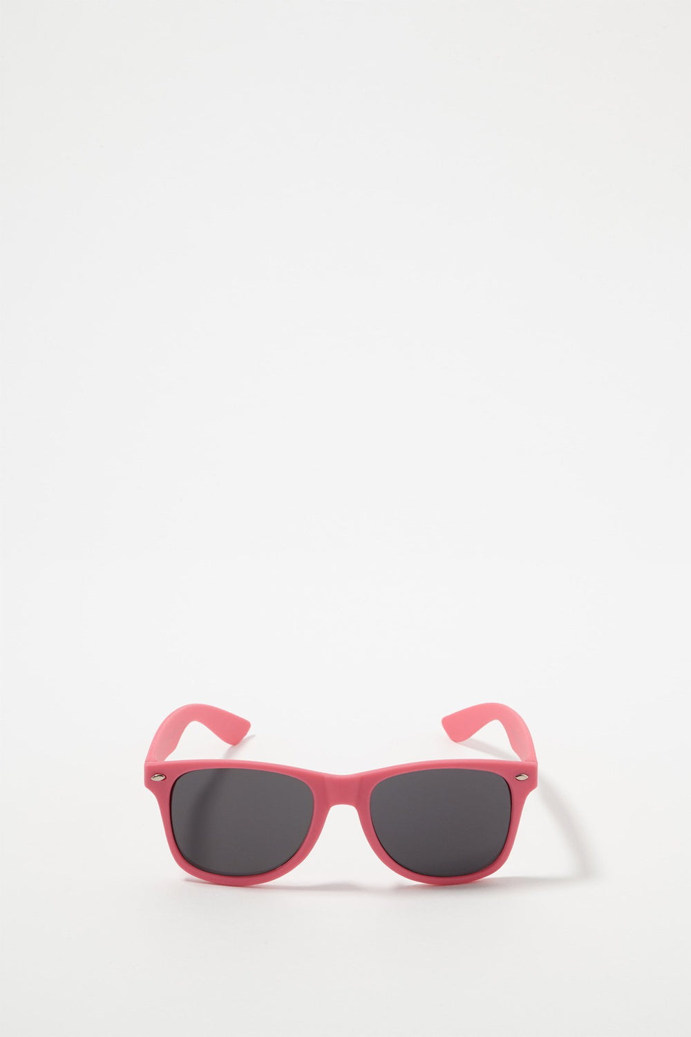 Men Matte Wayfarer Sunglasses Pink