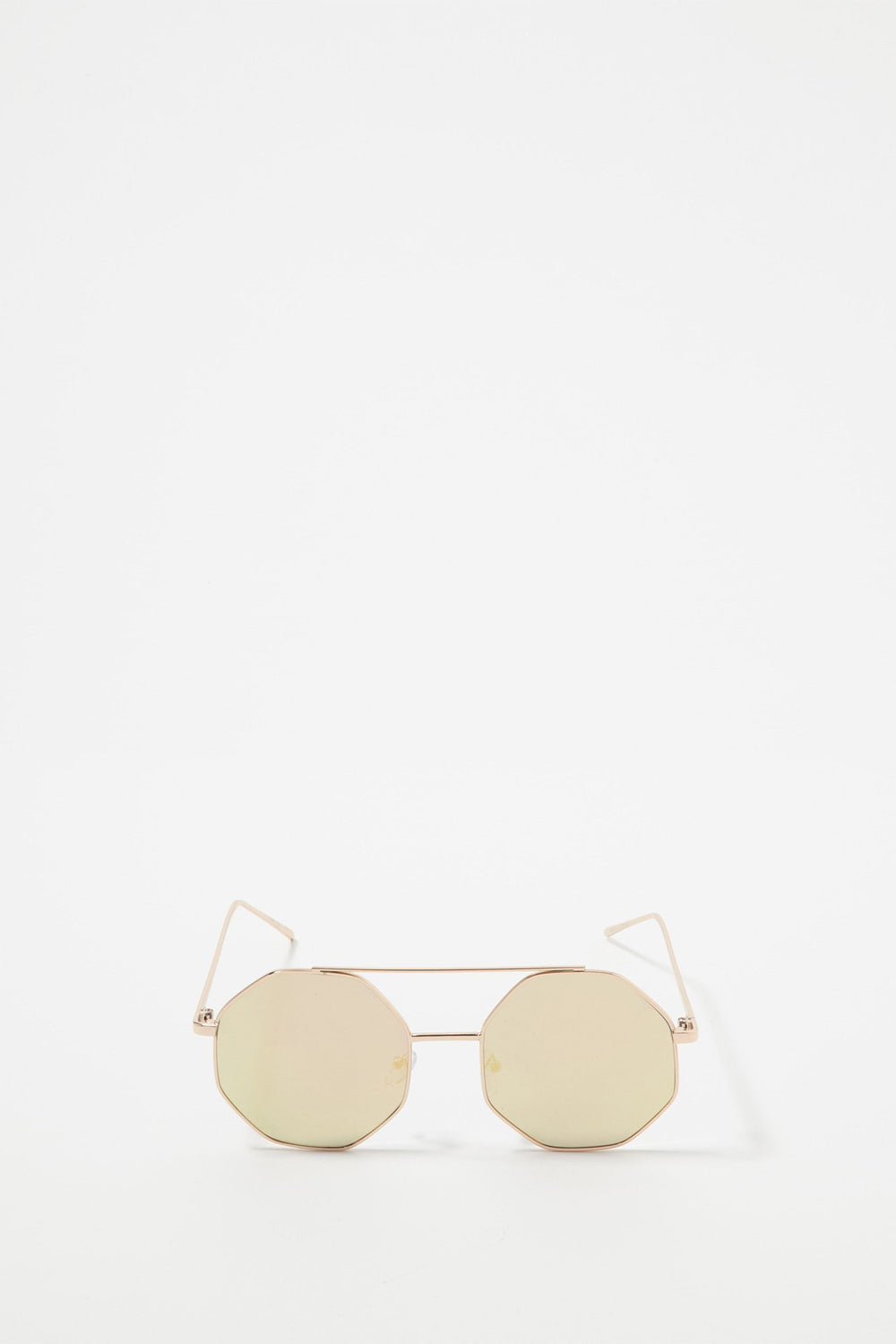 Women Octagonal Round Sunglasses Pink