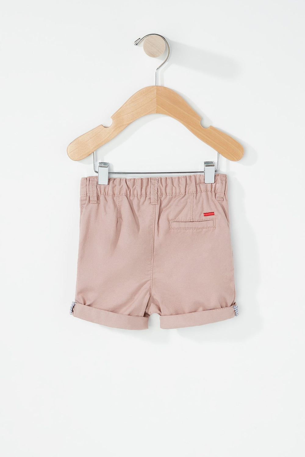 Kids Baby Boy Coloured Roll-Up Short Pink