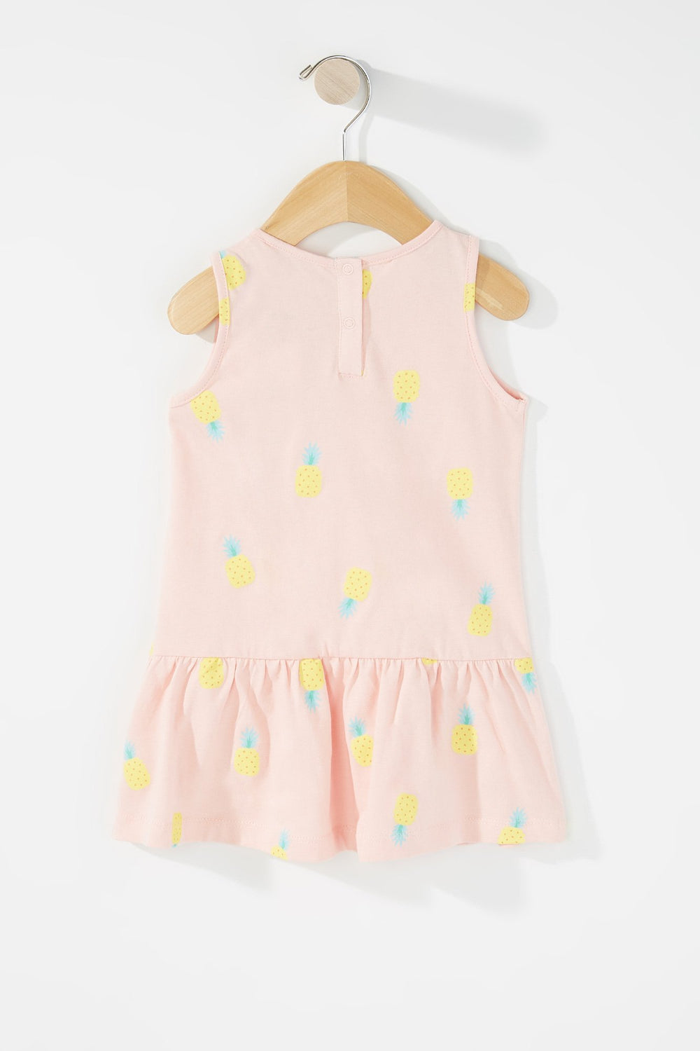 Kids Baby Girl Graphic Pocket Peplum Dress Pink