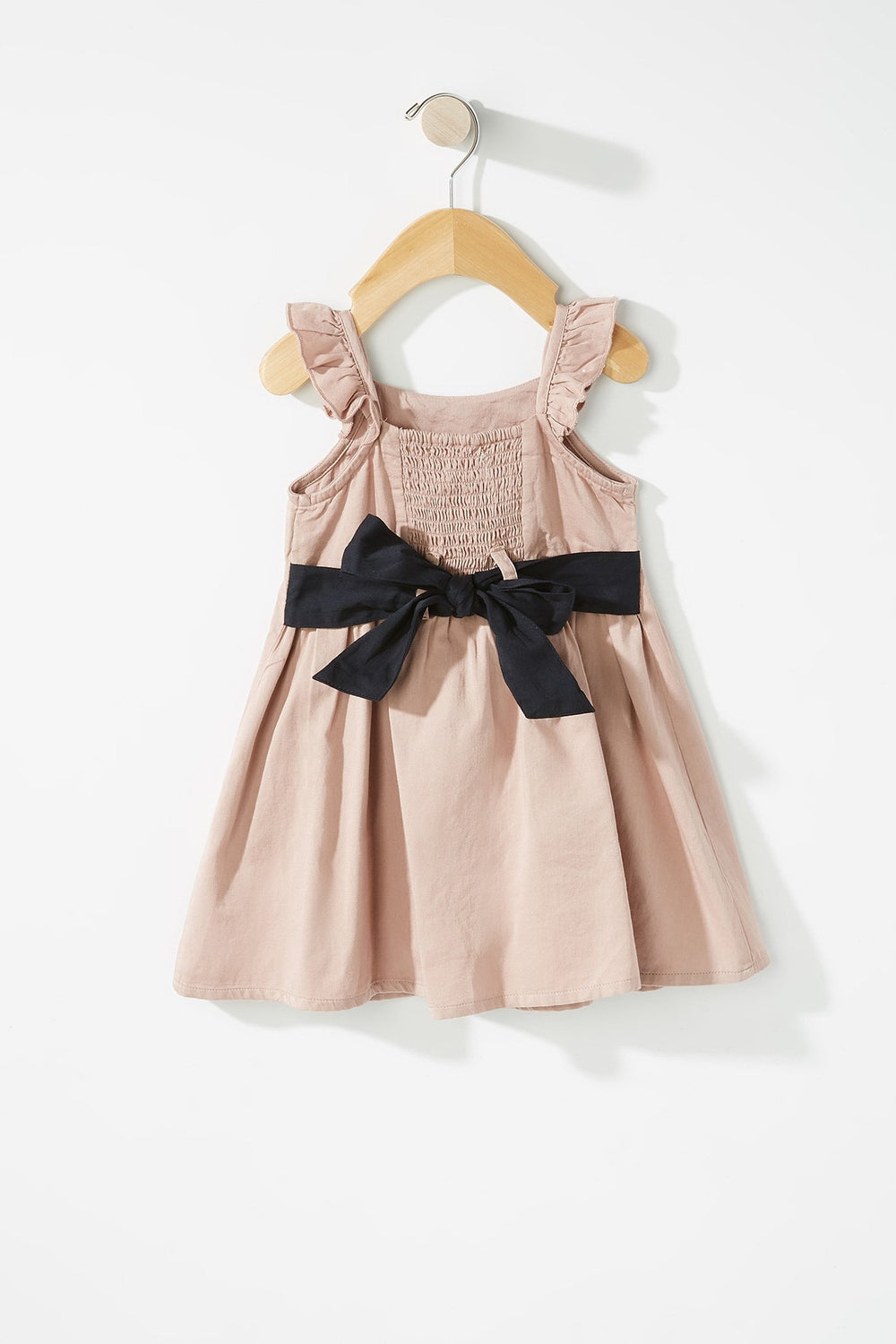 Kids Baby Girl Ruffle Bowtie Dress (2PC) Pink