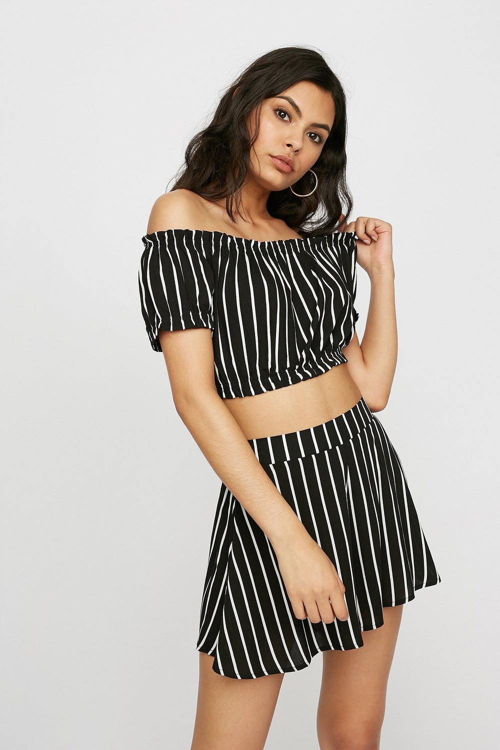 Women High-Rise Printed Lightweight Pull-On Short Plaid