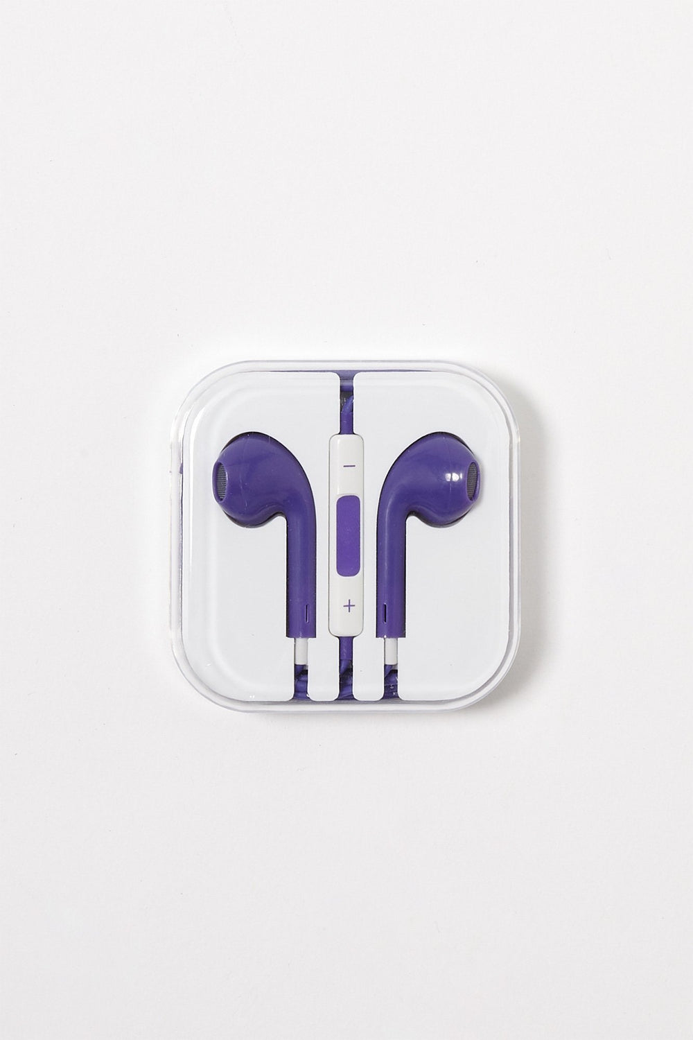 Men Women Matte Earbuds Purple