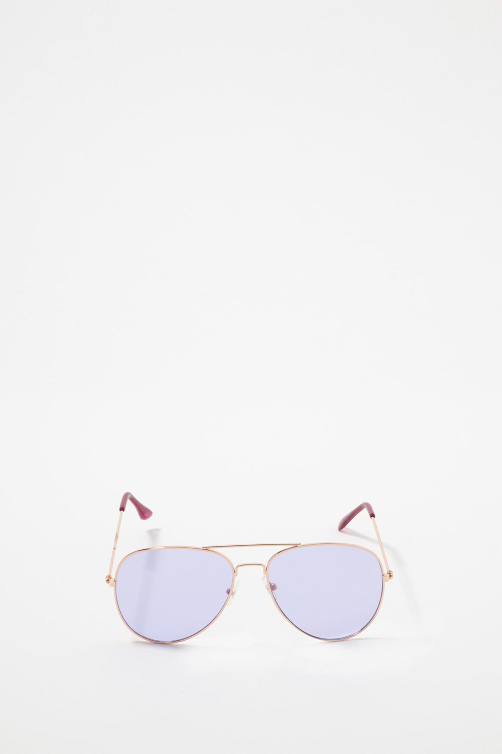Women Ombre Colourful Aviator Sunglasses Purple
