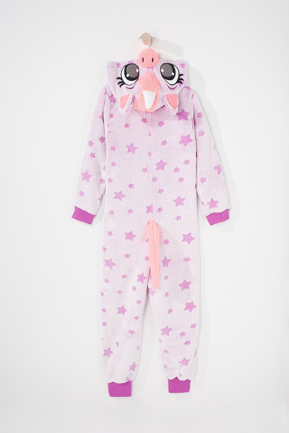 Kids Girls Star Unicorn Onesie Purple