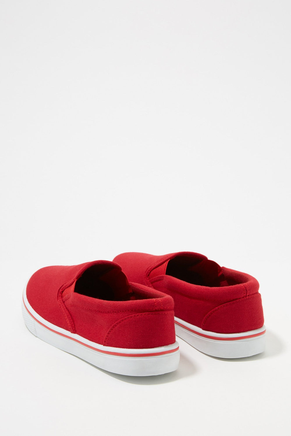 Women Classic Canvas Slip-On Sneaker Red