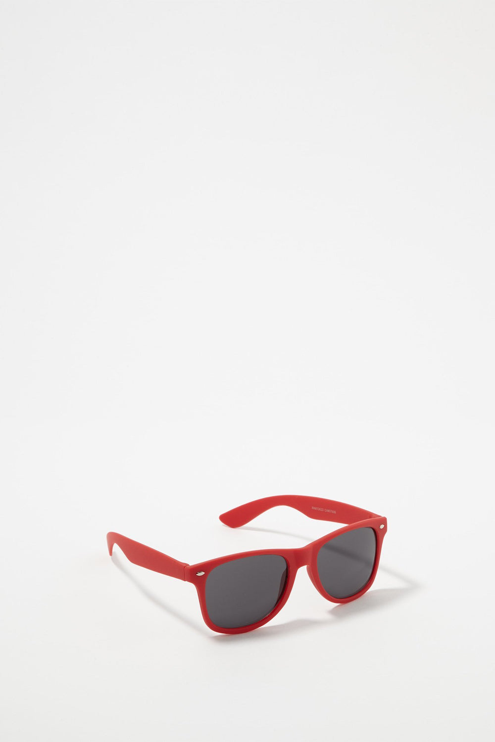 Men Matte Wayfarer Sunglasses Red