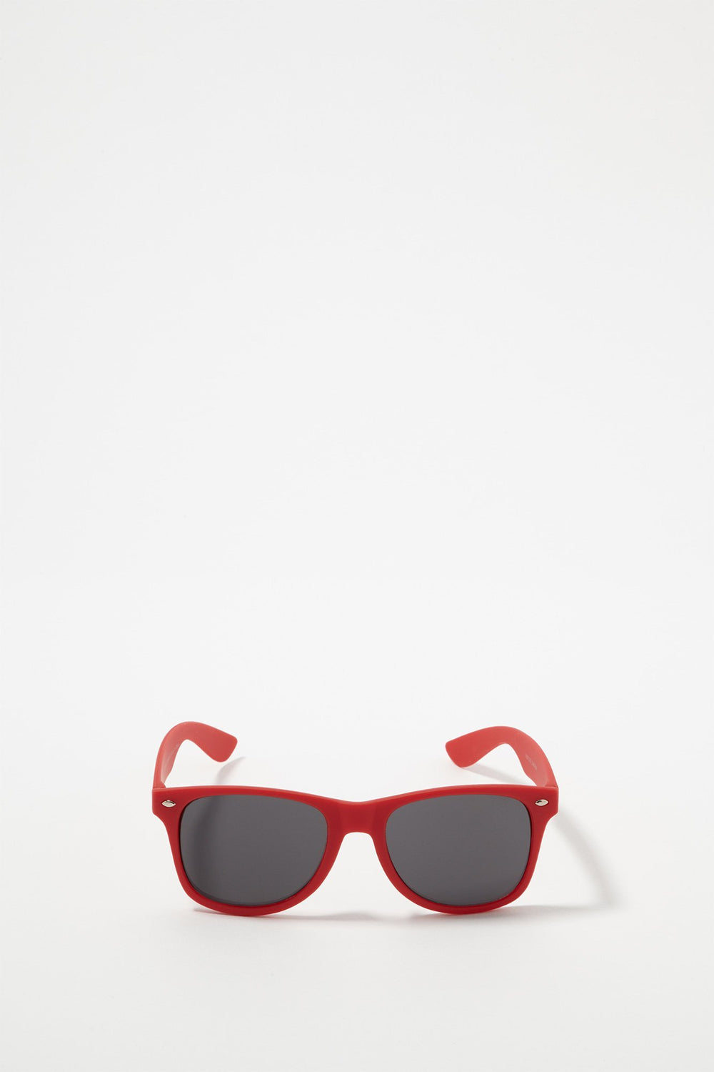 Men Matte Wayfarer Sunglasses Red
