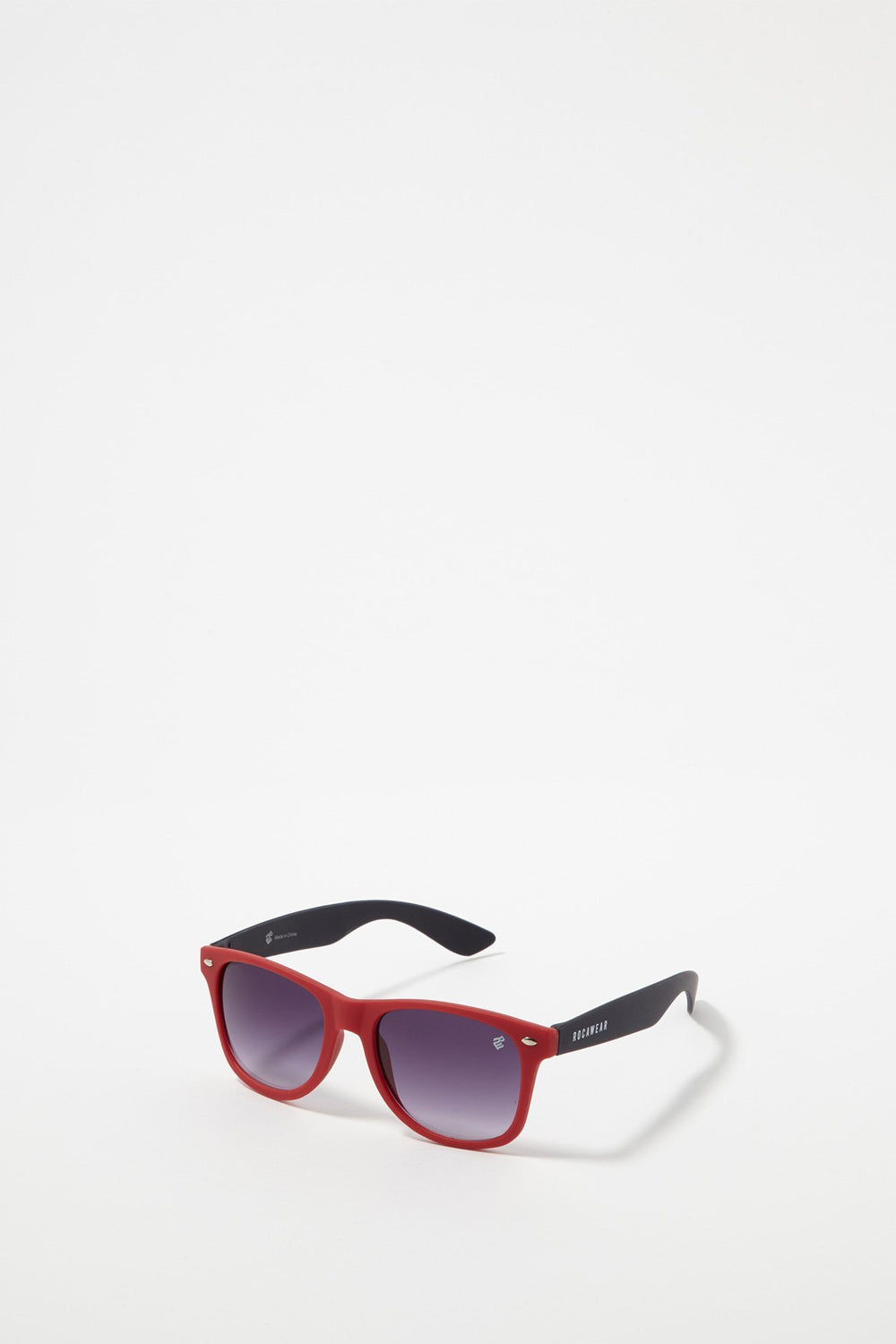 Men Rocawear Two-Tone Wayfarer Sunglasses Red