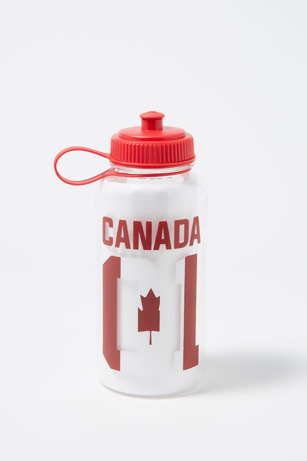 Women World Cup Graphic Water Bottle Red