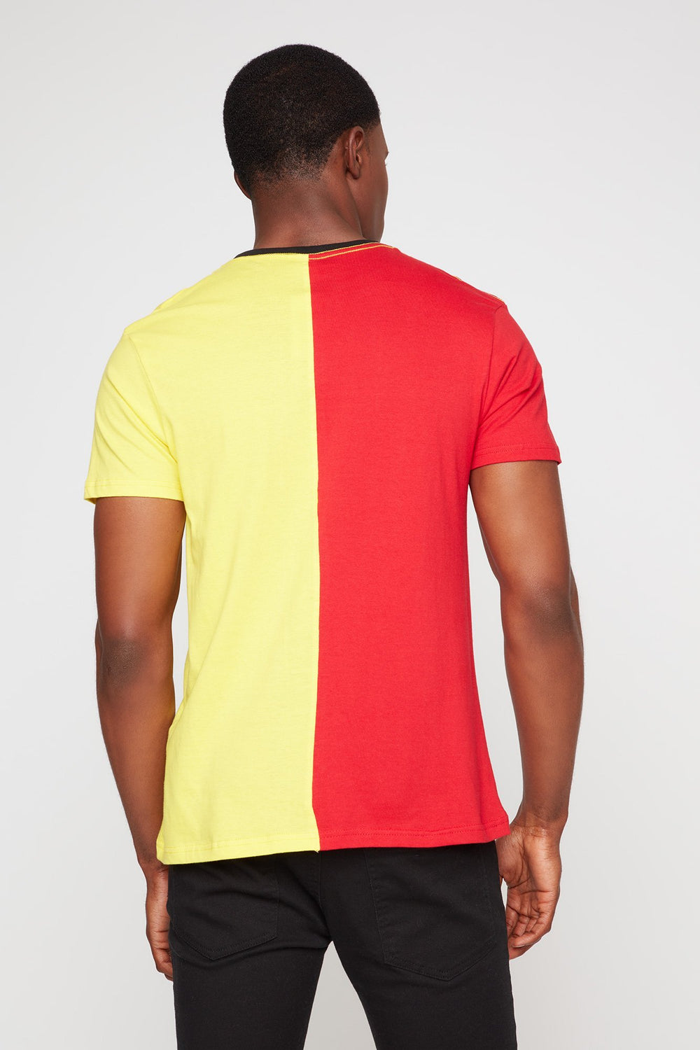 Men World Cup Spain Crewneck T-Shirt Red