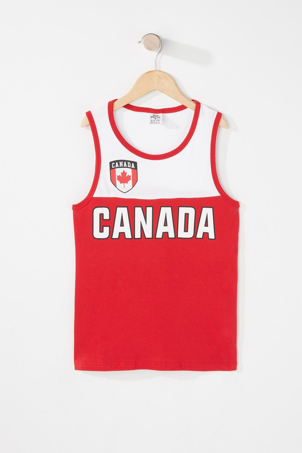 Kids Boys Canada Tank Red