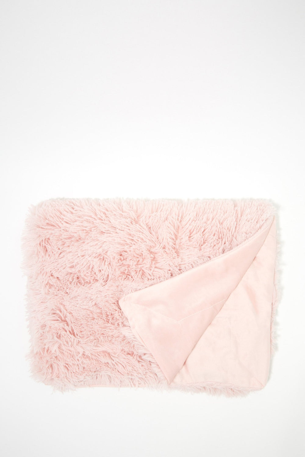 Women Couverture en similifourrure Rose pâle