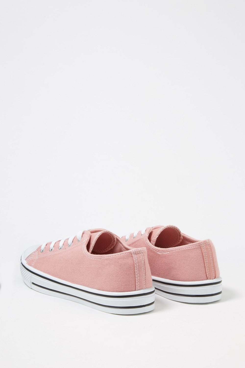 Women Espadrilles en toiles lacées Rose pâle