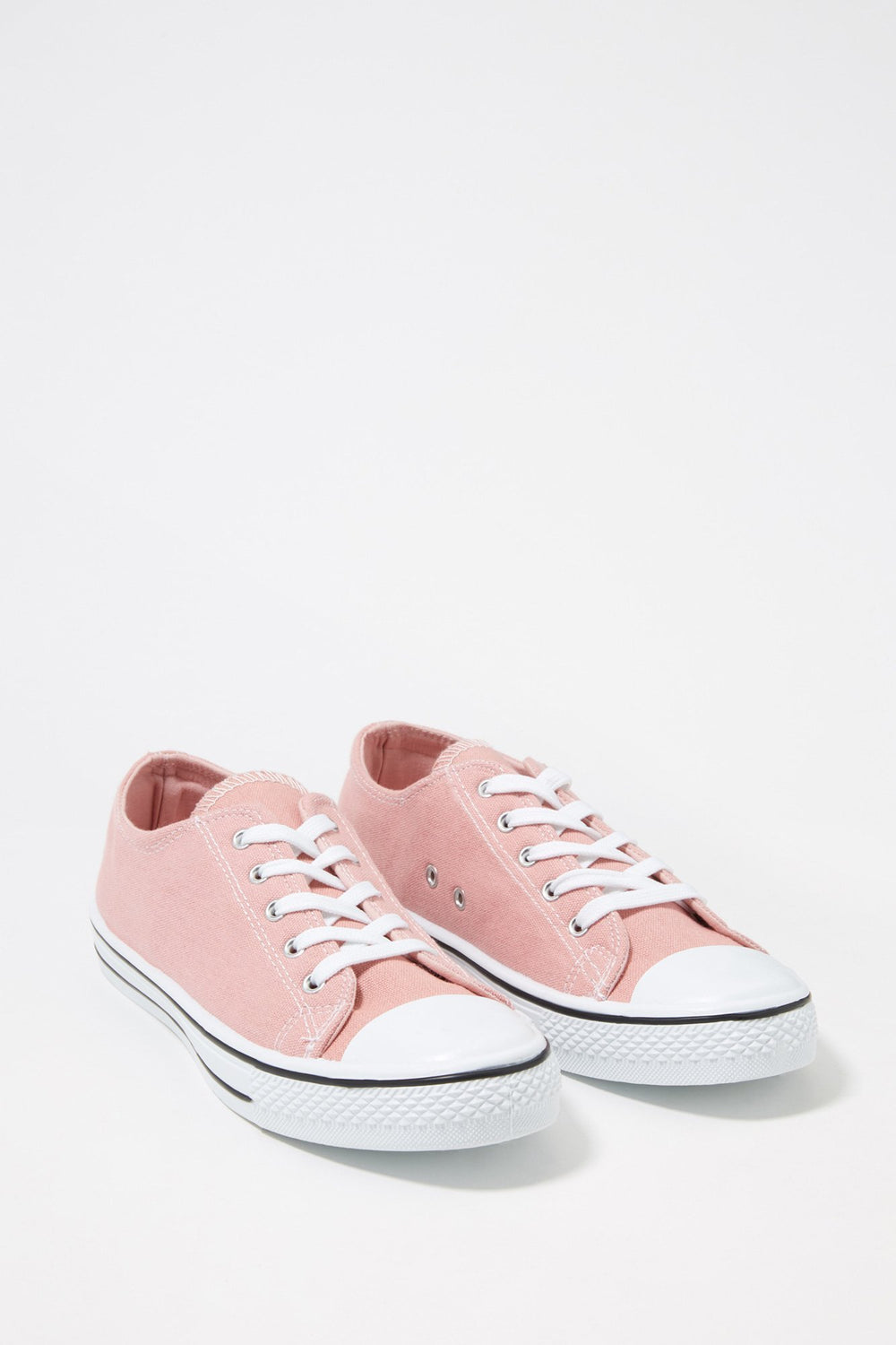 Women Espadrilles en toiles lacées Rose pâle