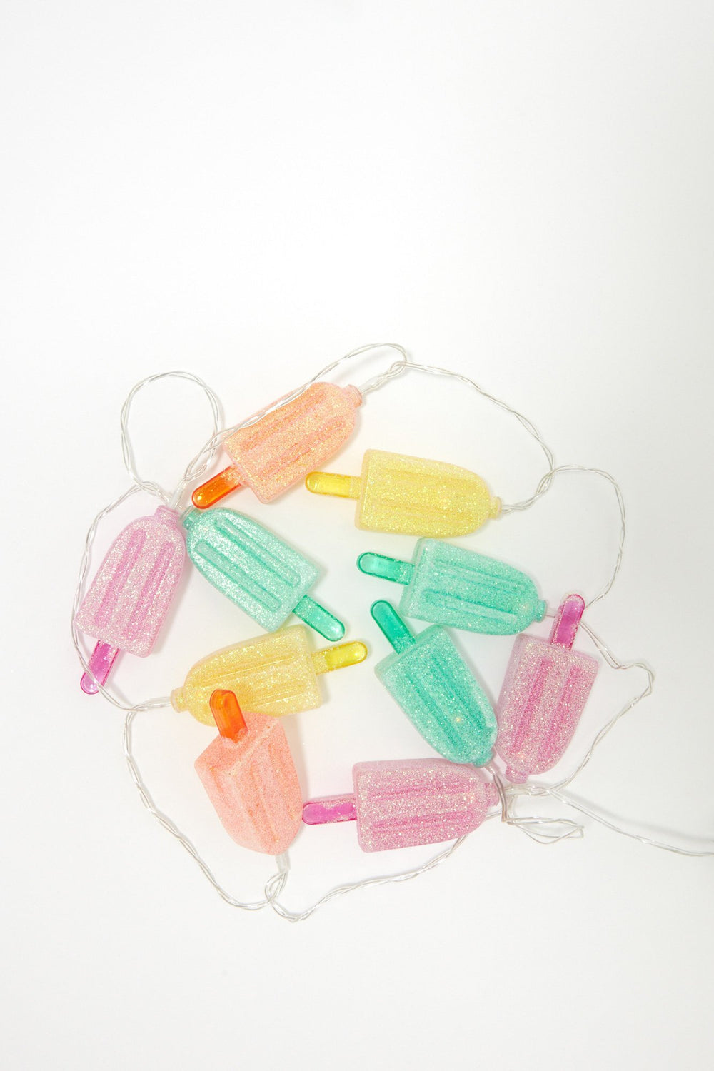 Women Jeu de lumières Sucettes glacées scintillantes Rose pâle