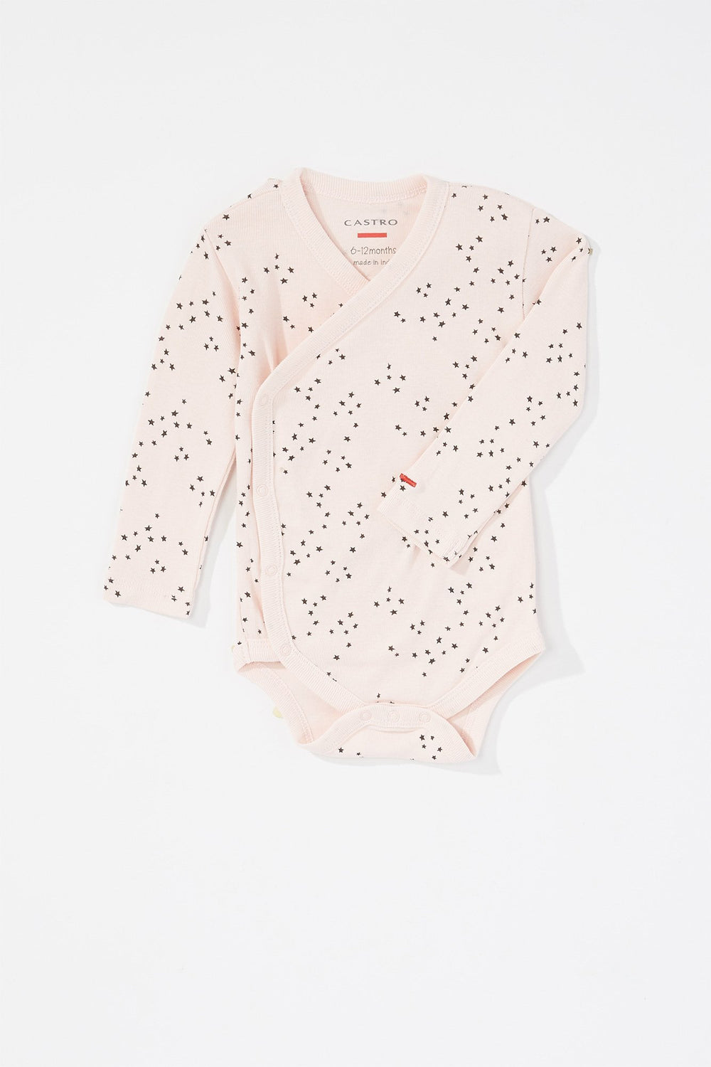 Kids Ensemble trois-pièces Étoiles pour bébé fille Rose pâle