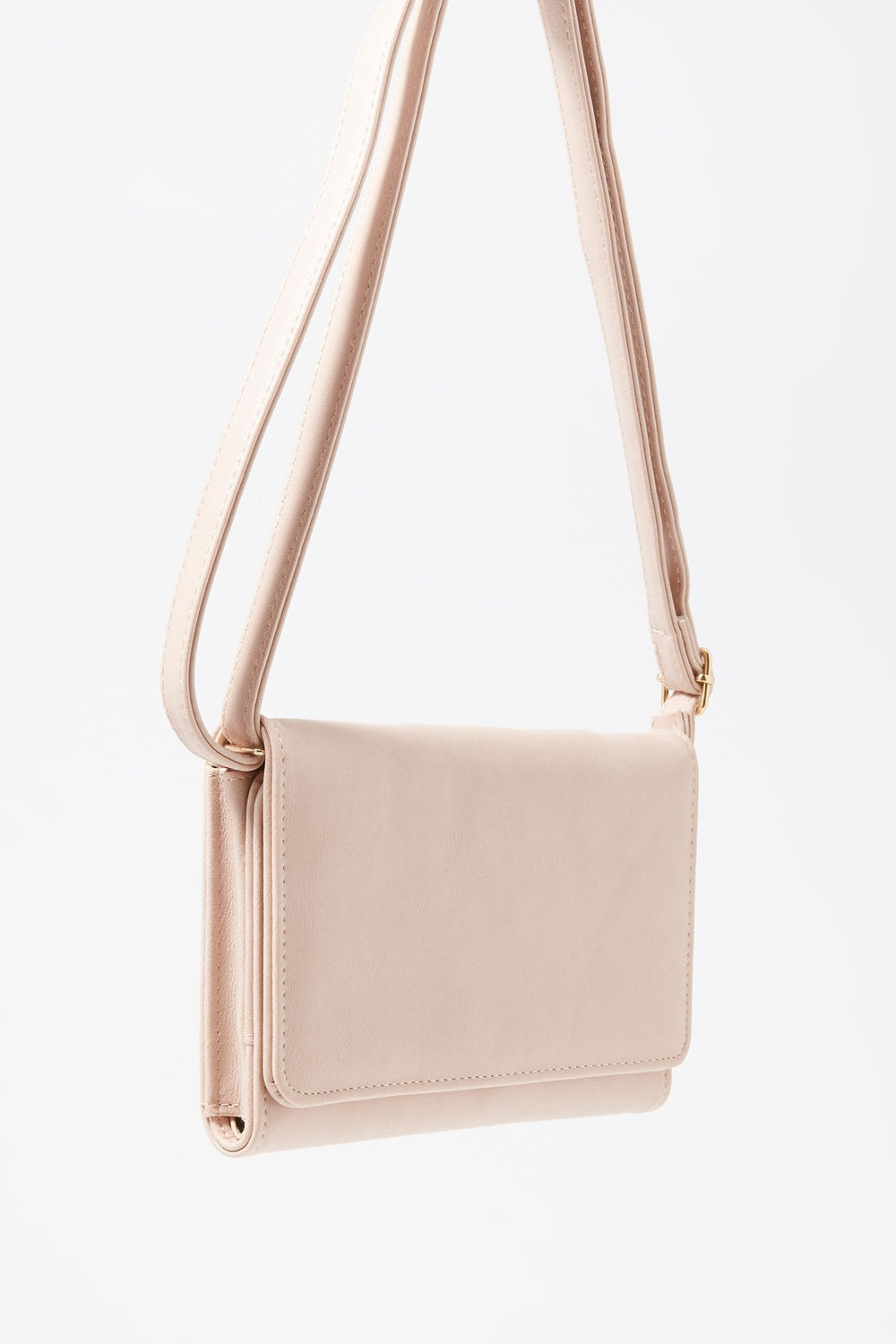 Women Basic Wallet Crossbody Bag Rose