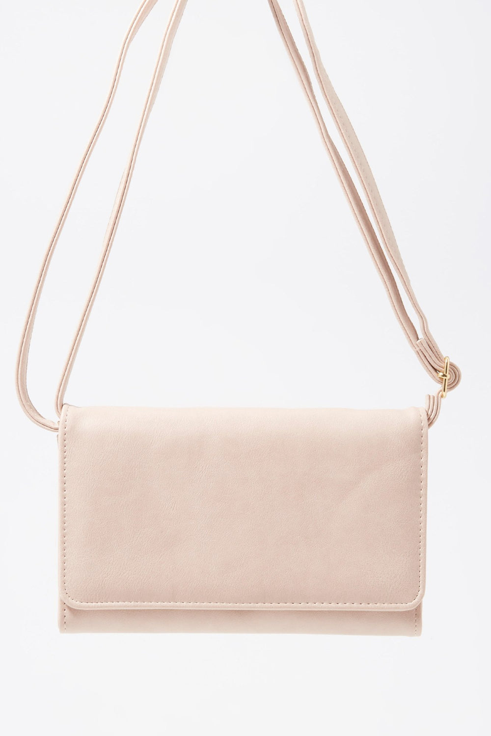 Women Basic Wallet Crossbody Bag Rose