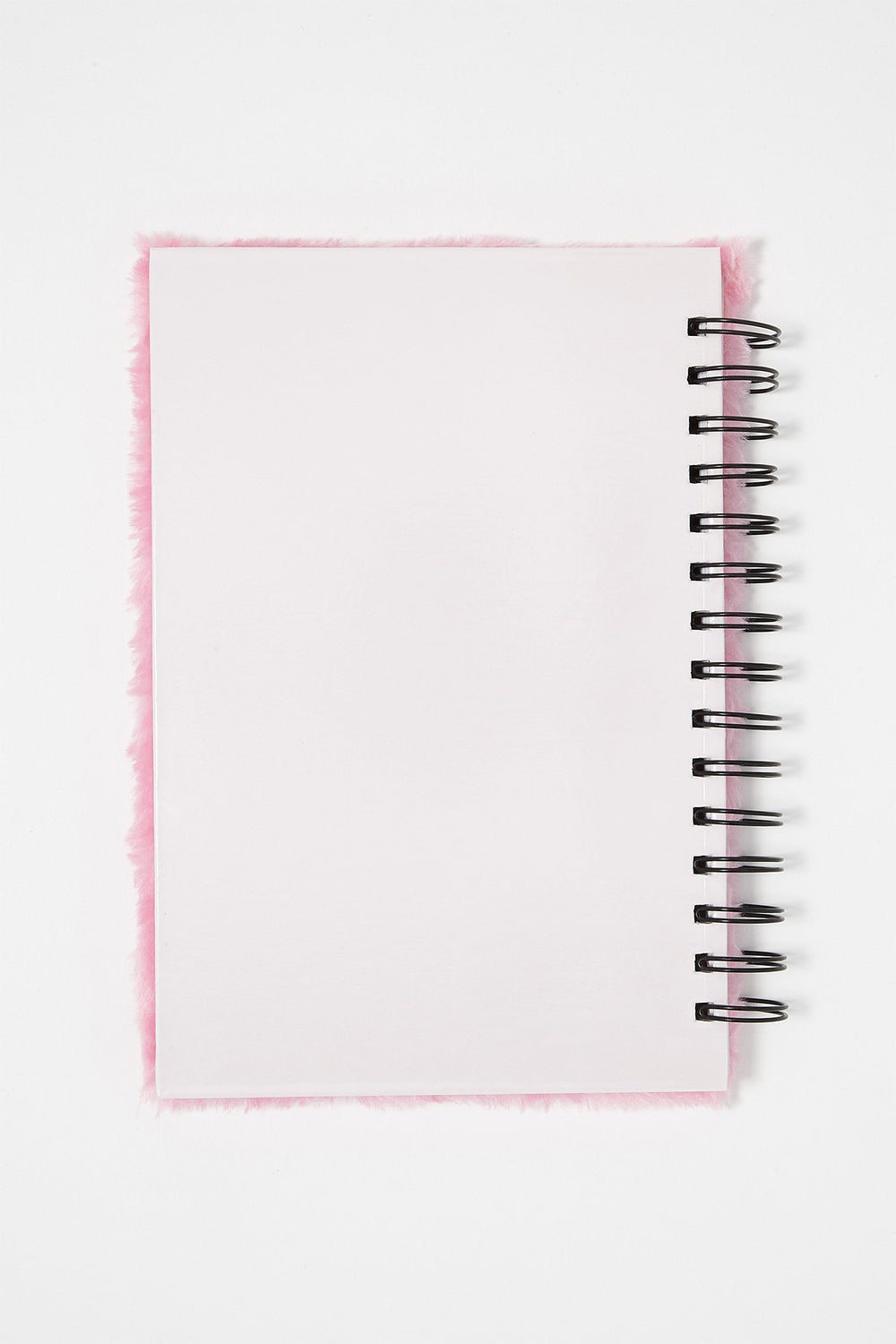 Women Carnet duveteux à anneaux et imprimé Ballerine Rose