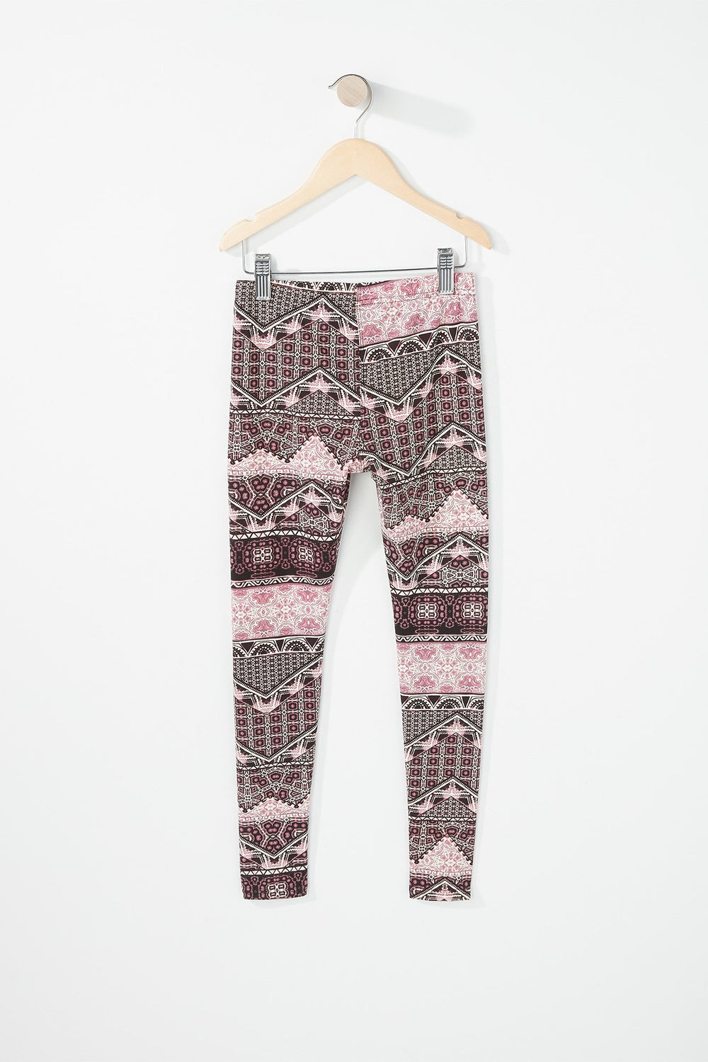 Kids Legging à motif tribal pour fille Rose